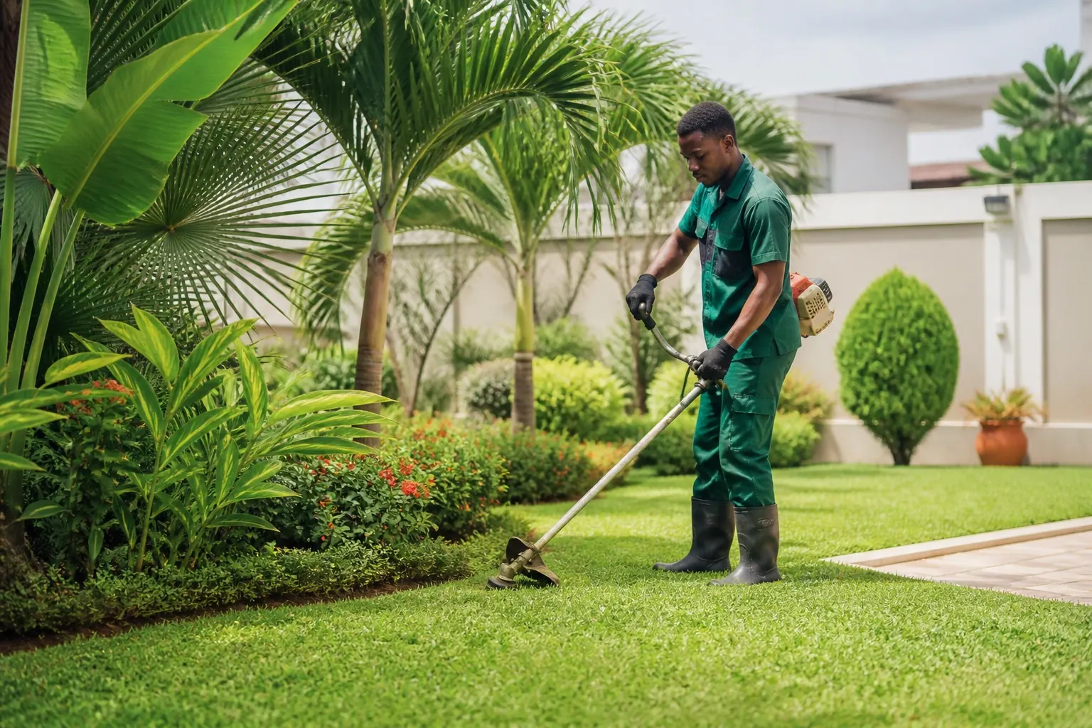 Preview of the Lawn & outdoor care theme with sample products