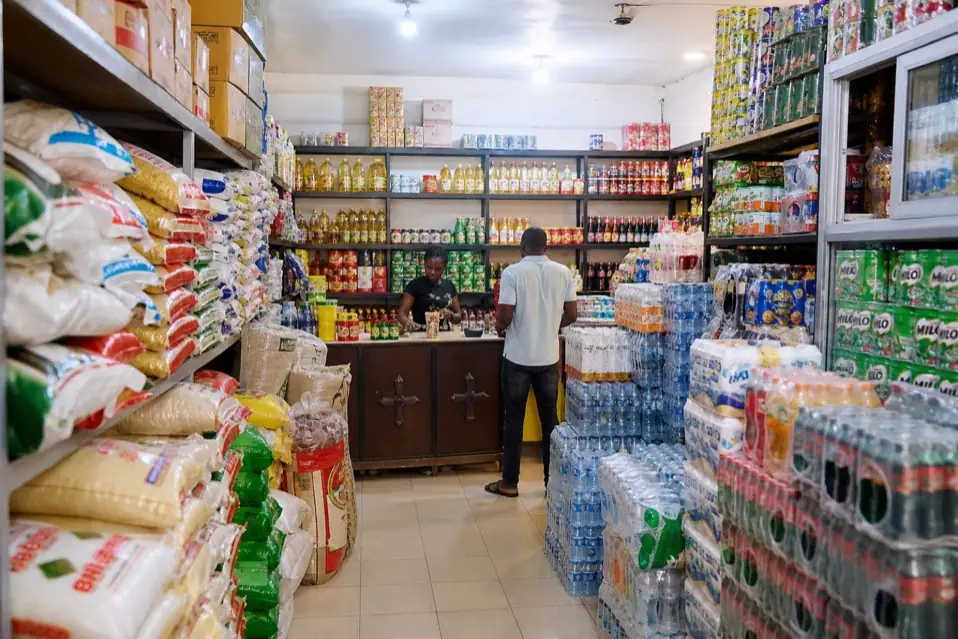 Preview of the Supermarket / Mini-mart theme with sample products