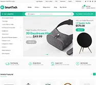 Preview of the Home & office cleans theme with sample products