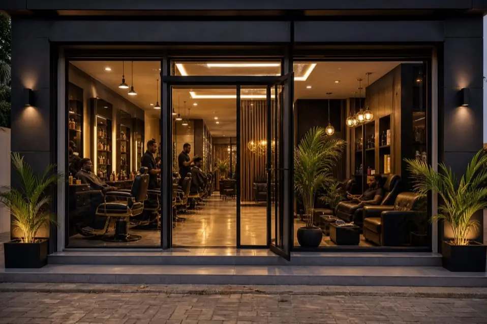 Preview of the Salon & spa · booking theme with sample products